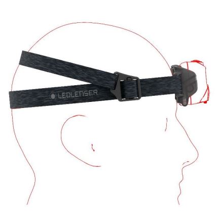 Ledlenser HF6R Core - LED dæmpbar genopladelig pandelampe LED/2000 mAh IP68 800 lm 60 h blå