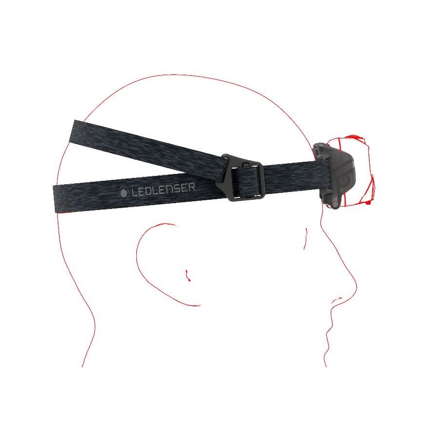 Ledlenser HF6R Core - LED dæmpbar genopladelig pandelampe LED/2000 mAh IP68 800 lm 60 h blå