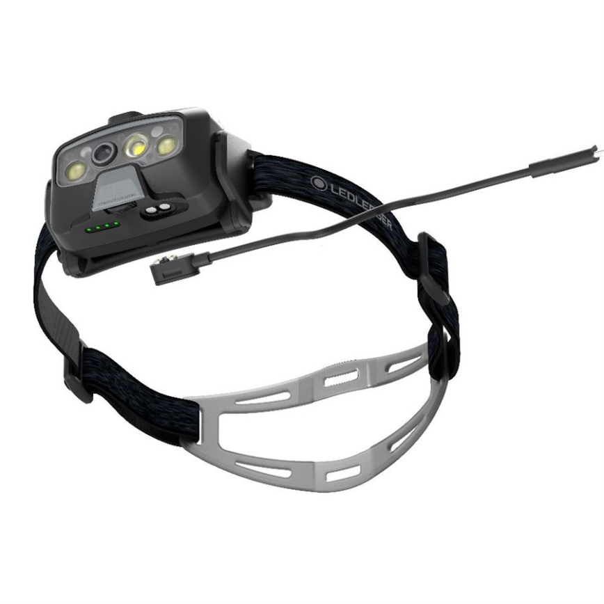 Ledlenser HF8R Core - LED-dæmpbar genopladelig pandelampe LED/2000 mAh IP68 800 lm 60 h grå