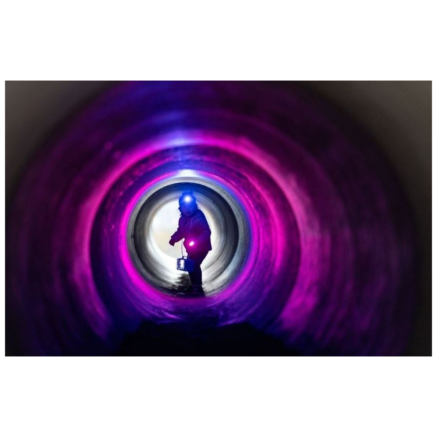 Ledlenser KIDBEAM4 RAINBOW - dæmpbar LED-lommelygte til børn LED/2xAAA IP44 lilla