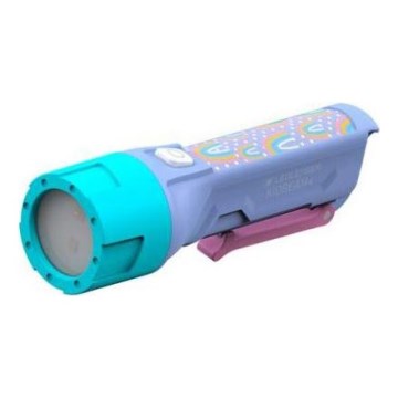 Ledlenser KIDBEAM4 RAINBOW - dæmpbar LED-lommelygte til børn LED/2xAAA IP44 lilla