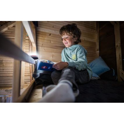 Ledlenser KIDCAMP6 DINO - LED dæmpbar bærbar lampe LED/3xAAA IP44 grøn