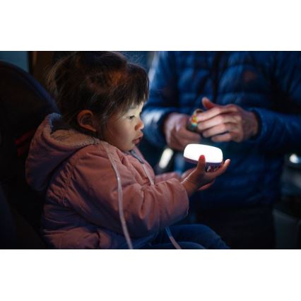 Ledlenser KIDCAMP6 DINO - LED dæmpbar bærbar lampe LED/3xAAA IP44 grøn