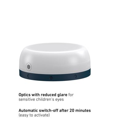 Ledlenser KIDCAMP6 DINO - LED dæmpbar bærbar lampe LED/3xAAA IP44 grøn