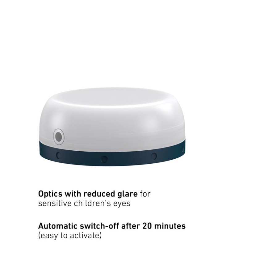 Ledlenser KIDCAMP6 DINO - LED dæmpbar bærbar lampe LED/3xAAA IP44 grøn