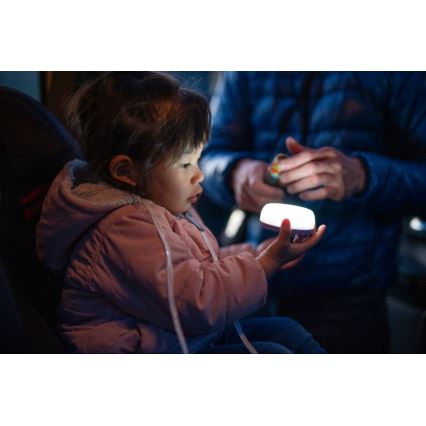 Ledlenser KIDCAMP6 RAINBOW - Dæmpbar, bærbar LED-lampe, 3xAAA, IP44, blå