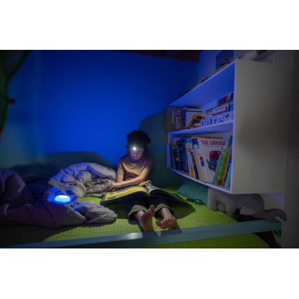 Ledlenser KIDCAMP6 RAINBOW - Dæmpbar, bærbar LED-lampe, 3xAAA, IP44, blå