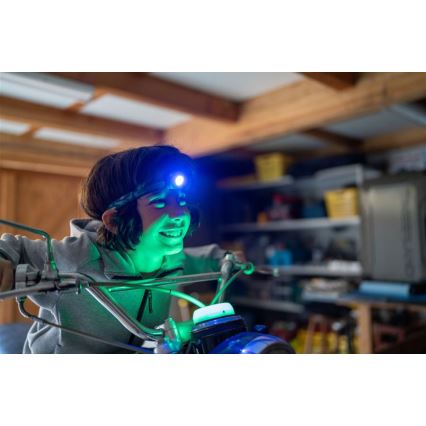 Ledlenser KIDCAMP6 RAINBOW - Dæmpbar, bærbar LED-lampe, 3xAAA, IP44, blå