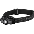 Ledlenser MH5 - LED-dæmpbar genopladelig pandelampe LED/1xAA/750 mAh IP54 400 lm 35 h sort/grå