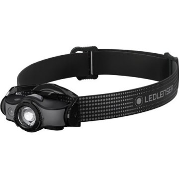 Ledlenser MH5 - LED-dæmpbar genopladelig pandelampe LED/1xAA/750 mAh IP54 400 lm 35 h sort/grå