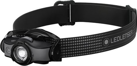 Ledlenser MH5 - LED-dæmpbar genopladelig pandelampe LED/1xAA/750 mAh IP54 400 lm 35 h sort/grå