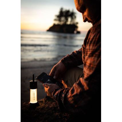 Ledlenser ML6 CONNECT WARM LIGHT - dæmpbar genopladelig lygte LED/3000 mAh IP66 750 lm + fjernbetjening