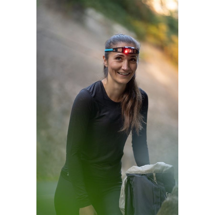 Ledlenser NEO1R - dæmpbar genopladelig LED-pandelampe LED/730 mAh IP67 250 lm 15 t blå