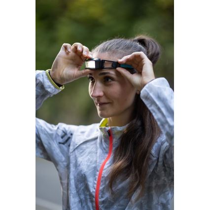 Ledlenser NEO1R - dæmpbar genopladelig LED-pandelampe LED/730 mAh IP67 250 lm 15 t blå