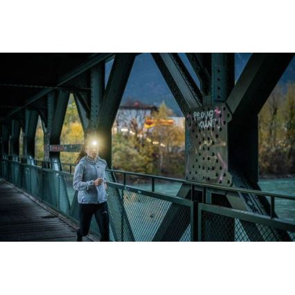 Ledlenser NEO1R - LED dæmpbar genopladelig pandelampe LED/730 mAh IP67 250 lm 15 h grøn