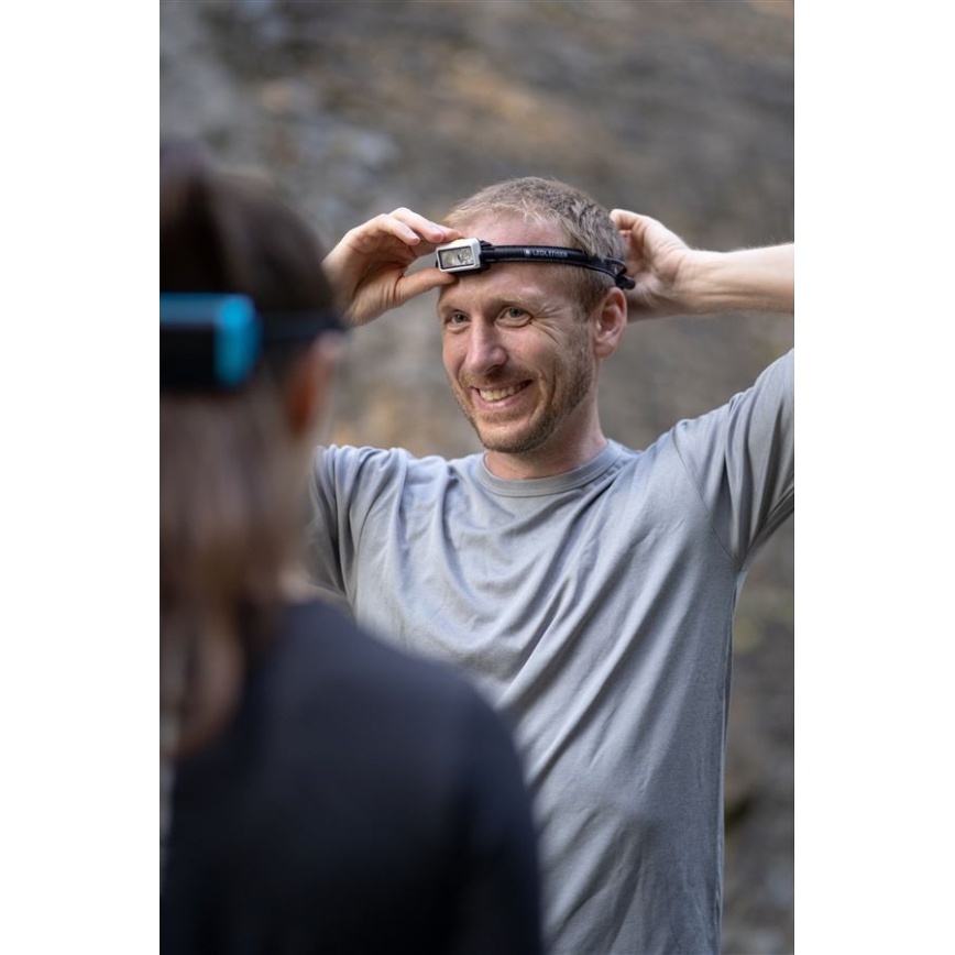 Ledlenser NEO3 - Dæmpbar LED-pandelampe LED/3xAAA IP54 400 lm 20 h sort/hvid