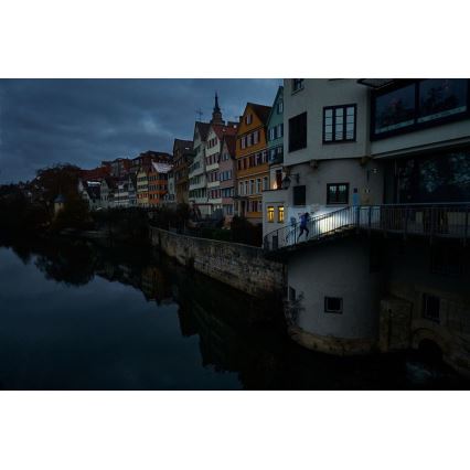 Ledlenser NEO3 - dæmpbar LED-pandelampe LED/3xAAA IP54 400 lm 20 h sort