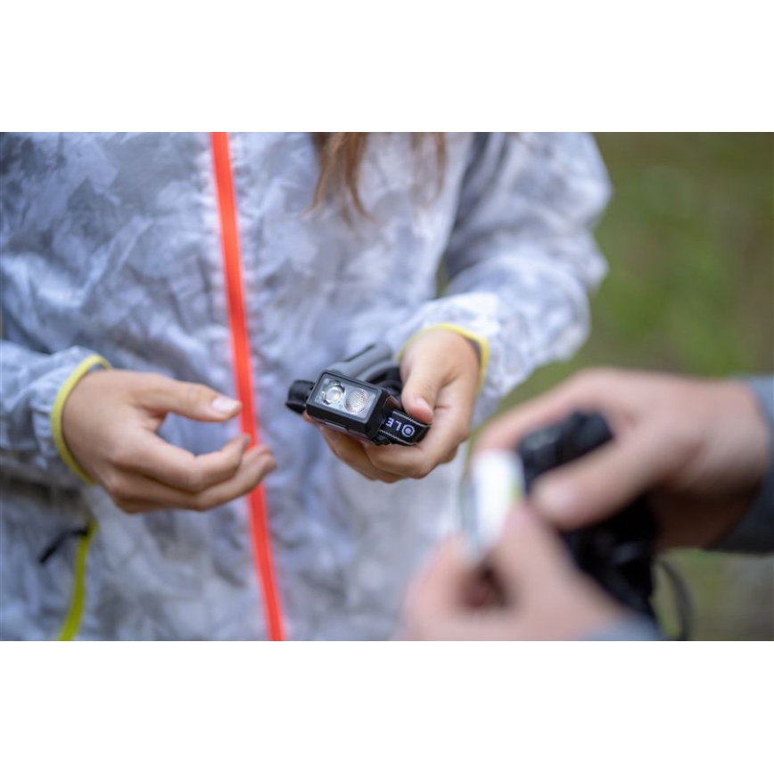 Ledlenser NEO5R - dæmpbar genopladelig pandelampe LED/1800mAh IP54 600 lm 35 h sort