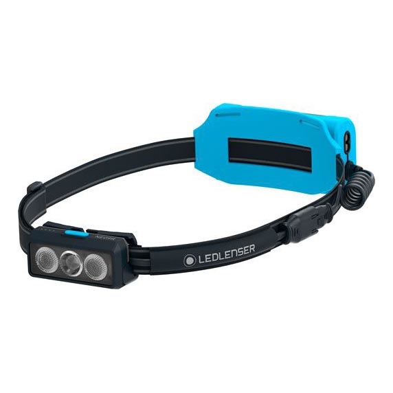 Ledlenser NEO9R - Dæmpbar genopladelig LED-pandelampe LED/5000 mAh IP54 1200 lm 120h sort/blå