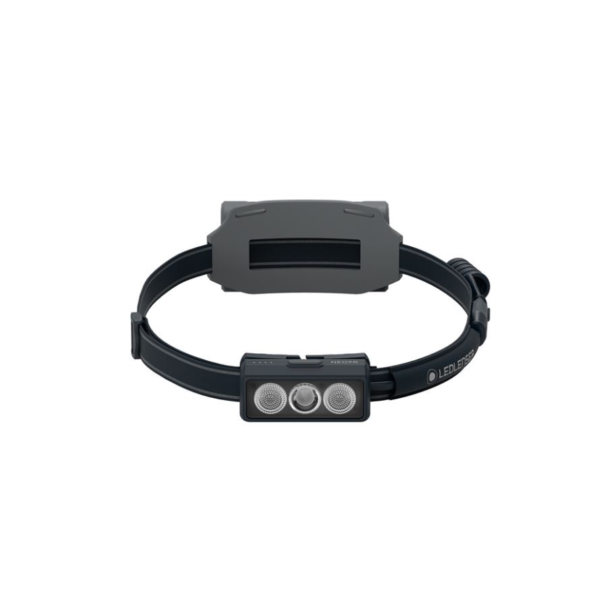 Ledlenser NEO9R - Dæmpbar genopladelig LED-pandelampe LED/5000 mAh IP54 1200 lm 120 h sort/grå