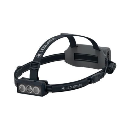 Ledlenser NEO9R - Dæmpbar genopladelig LED-pandelampe LED/5000 mAh IP54 1200 lm 120 h sort/grå