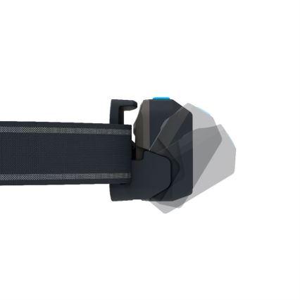 Ledlenser NEO9R - Dæmpbar genopladelig LED-pandelampe LED/5000 mAh IP54 1200 lm 120 h sort/grå