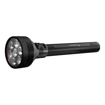 Ledlenser P21R - dæmpbar genopladelig LED-lommelygte, 6.000 mAh, IP68, 12.000 lm, 25 h, sort