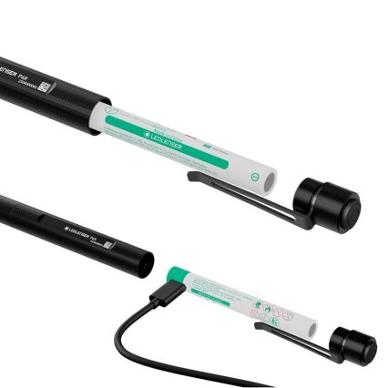 Ledlenser P4R - LED Dæmpbar genopladelig lommelygte LED/1xAAA/700 mAh IP54 300 lm 13 h sort