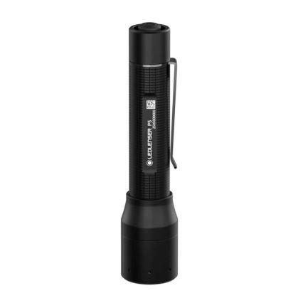 Ledlenser P5 - LED-dæmpbar lommelygte, 1xAA, IP54, 200 lm, 8 t, sort