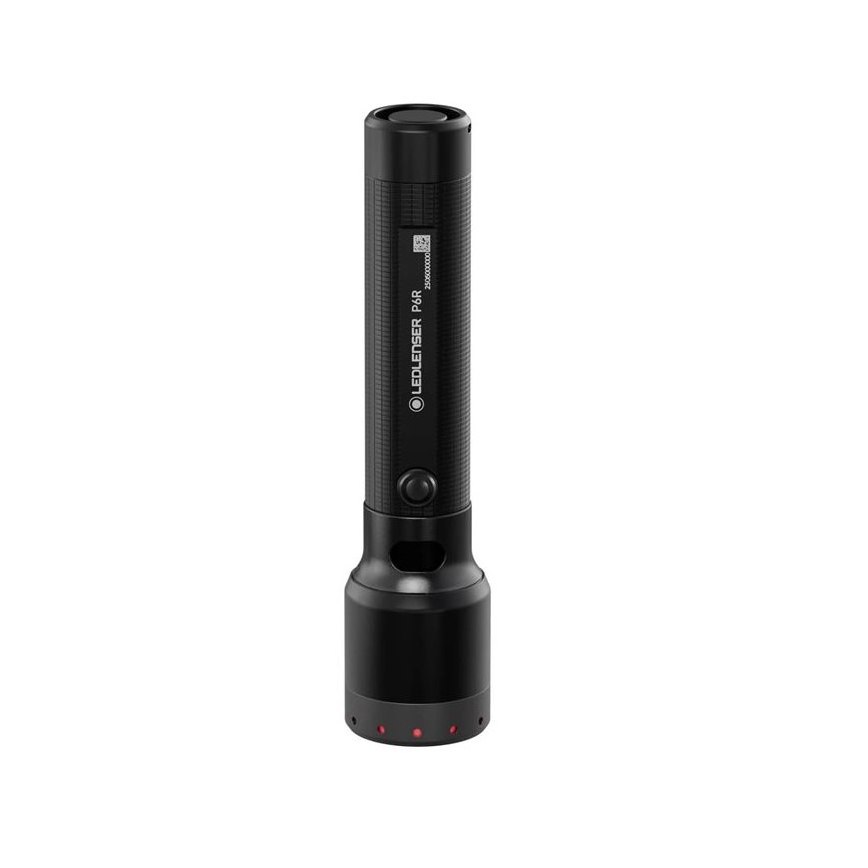 Ledlenser P6R - LED dæmpbar genopladelig lommelygte LED/3000 mAh IP68 1200 lm 65 t sort