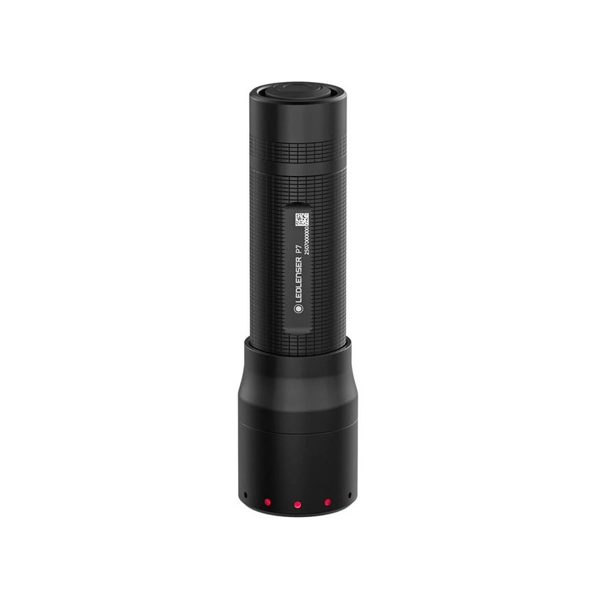 Ledlenser P7 - LED-dæmpbar lommelygte LED/4xAAA IP54 450 lm 25 h sort