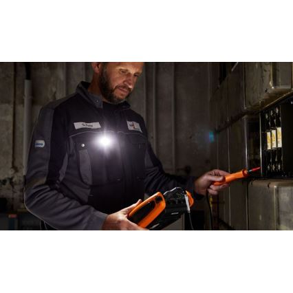 Ledlenser W1R - LED Dæmpbar genopladelig arbejdslampe med klemme LED/740 mAh IP54 220 lm