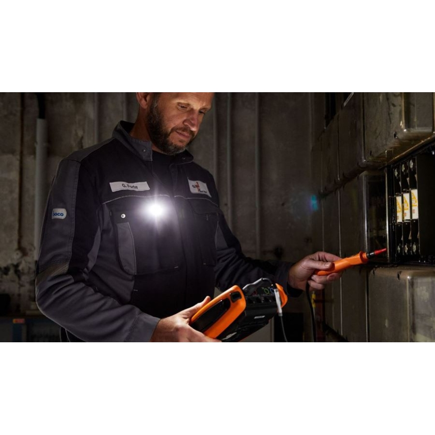 Ledlenser W1R - LED Dæmpbar genopladelig arbejdslampe med klemme LED/740 mAh IP54 220 lm