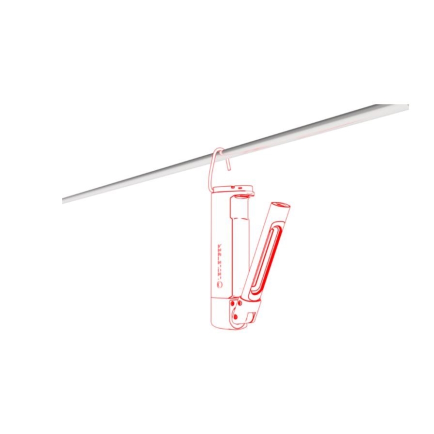 Ledlenser W7R - dæmpbar genopladelig arbejdslygte LED/2500 mAh IP54 600 lm