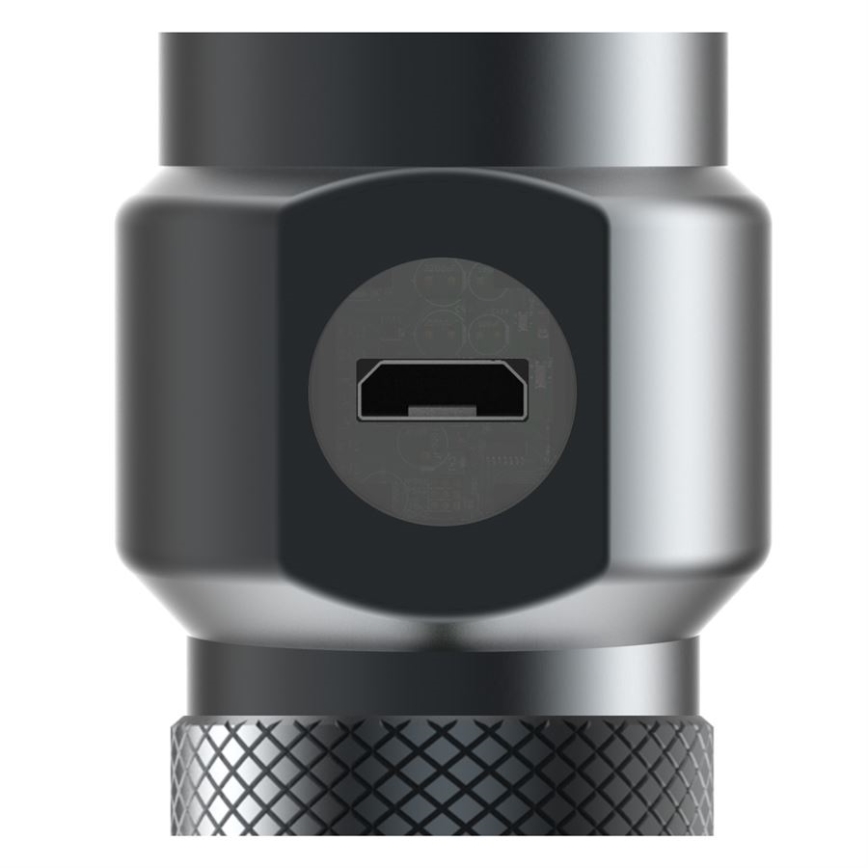 Ledlenser WORKERS FRIEND - LED Dæmpbar genopladelig lommelygte LED/2500 mAh 280 lm 80 h sort