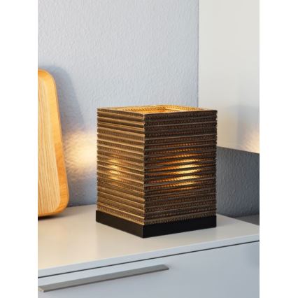 Ledvance - Bordlampe DECOR CARDBOARD 1xE27/15W/230V 20x20 cm