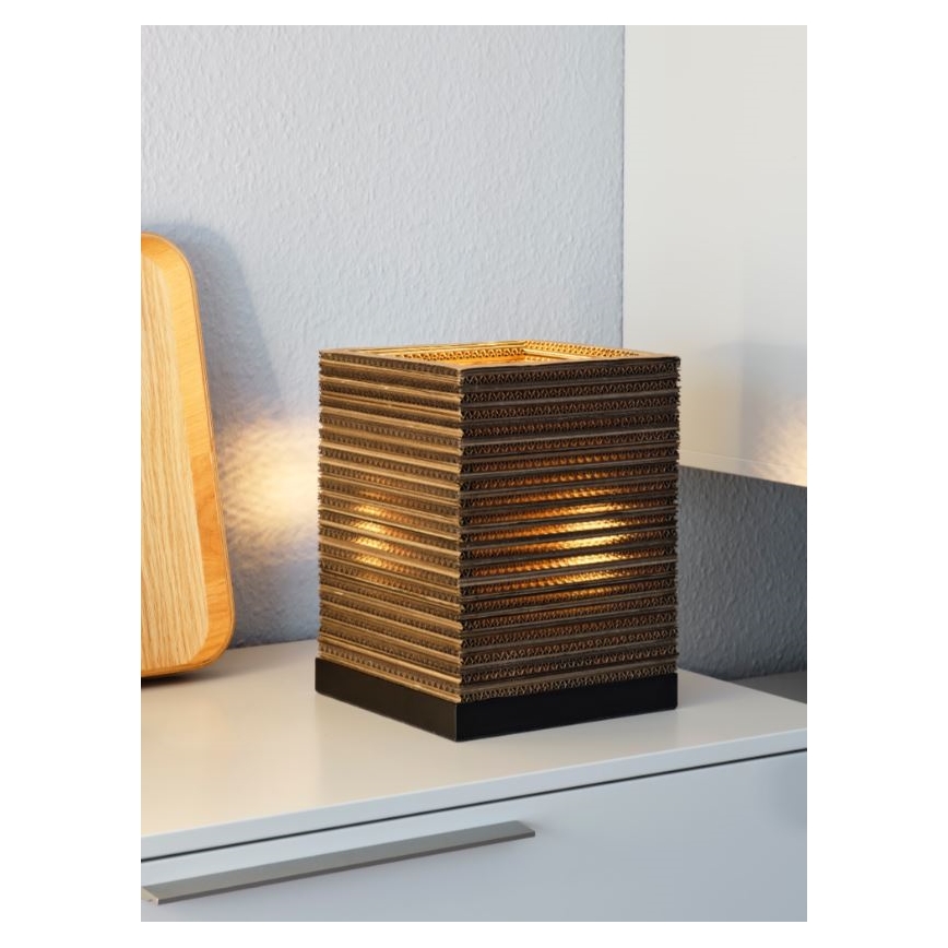 Ledvance - Bordlampe DECOR CARDBOARD 1xE27/15W/230V 20x20 cm