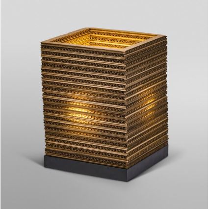 Ledvance - Bordlampe DECOR CARDBOARD 1xE27/15W/230V 20x20 cm