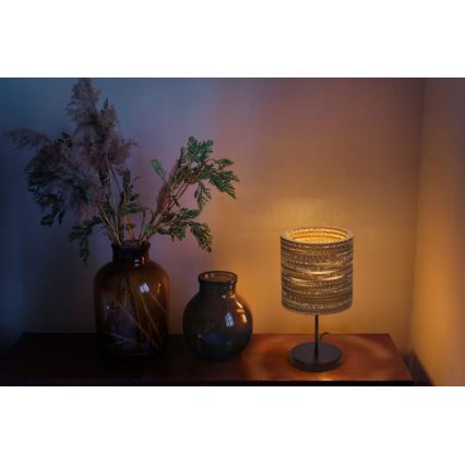 Ledvance - Bordlampe DECOR CARDBOARD 1xE27/15W/230V diameter 20 cm