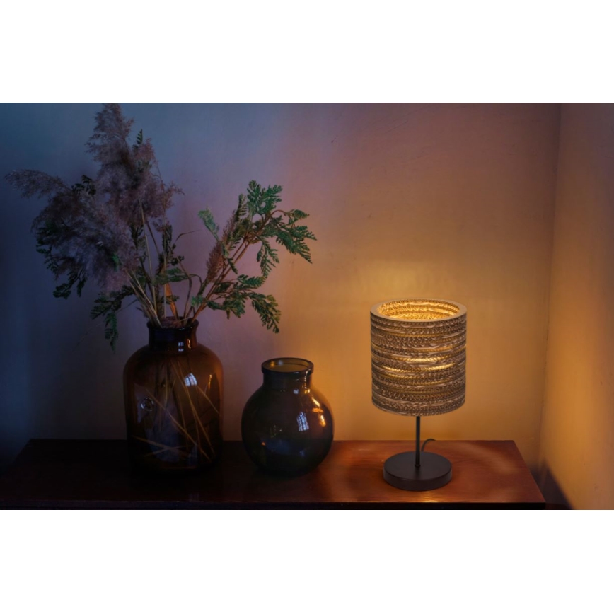 Ledvance - Bordlampe DECOR CARDBOARD 1xE27/15W/230V diameter 20 cm