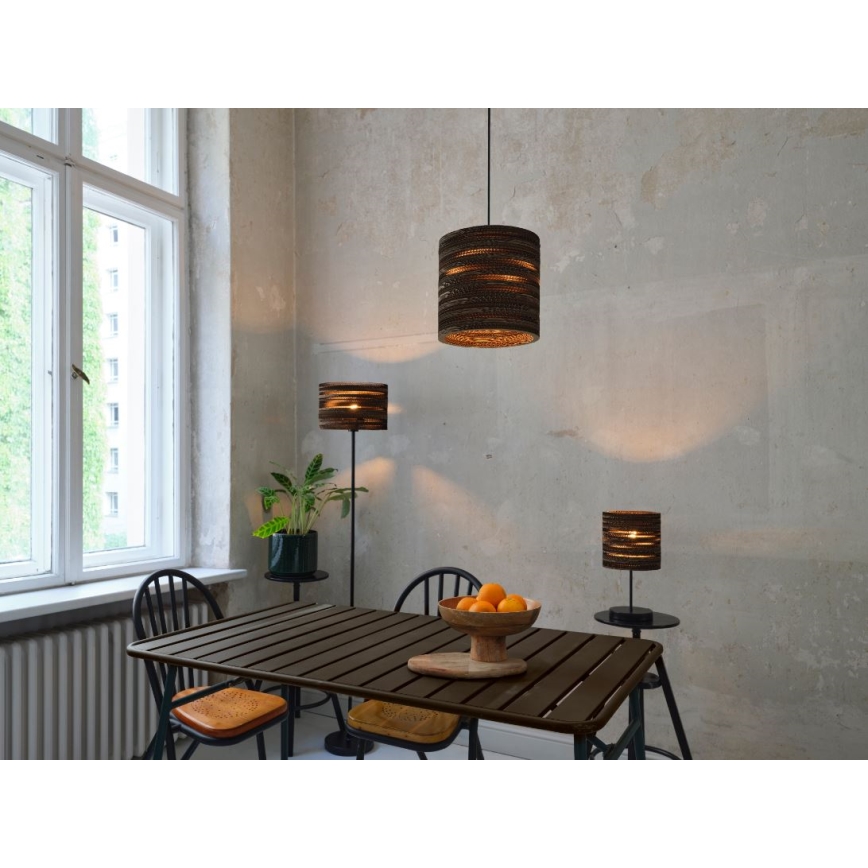 Ledvance - Bordlampe DECOR CARDBOARD 1xE27/15W/230V diameter 20 cm