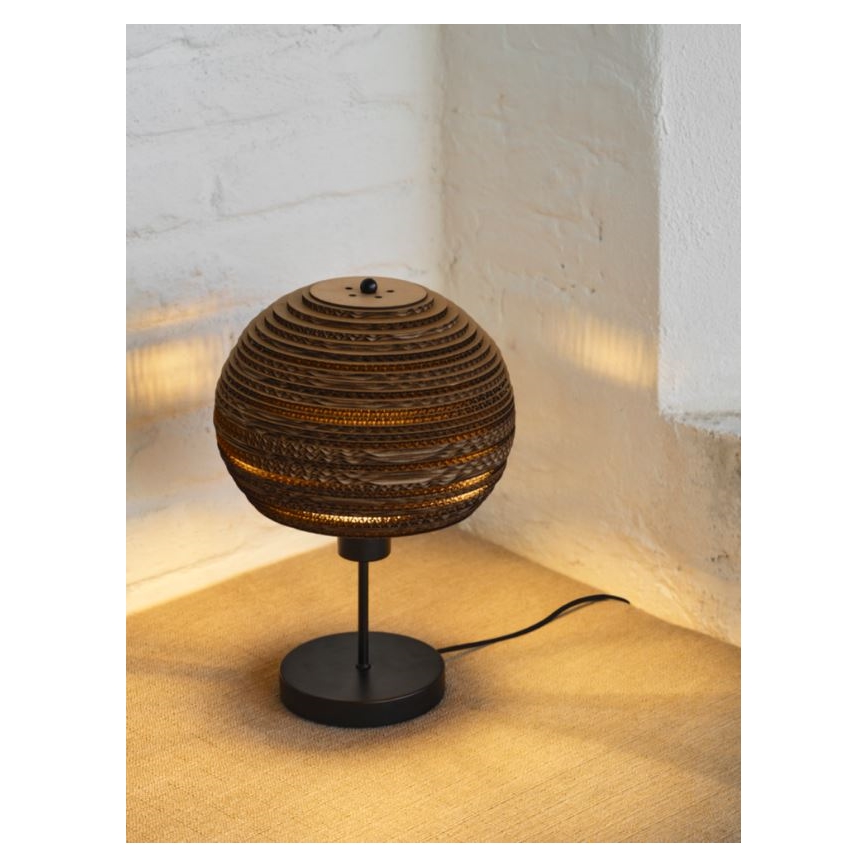 Ledvance - Bordlampe DECOR CARDBOARD 1xE27/15W/230V diameter 26 cm