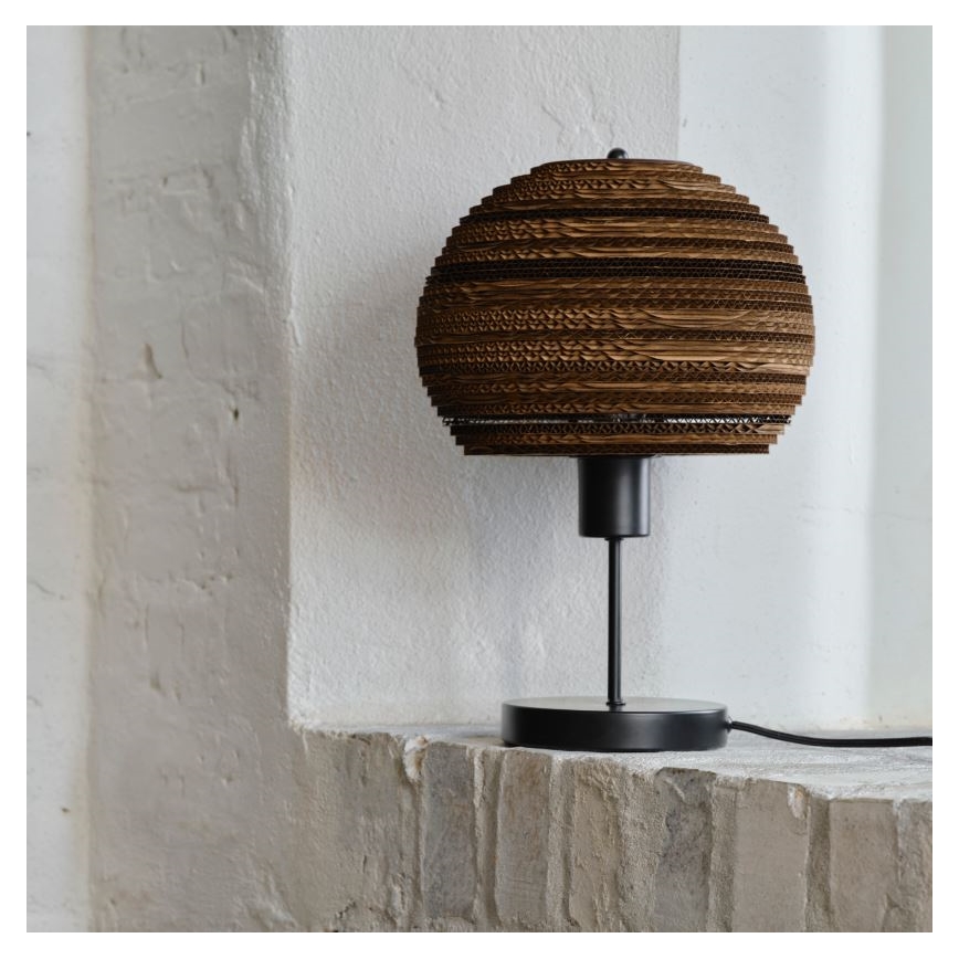 Ledvance - Bordlampe DECOR CARDBOARD 1xE27/15W/230V diameter 26 cm