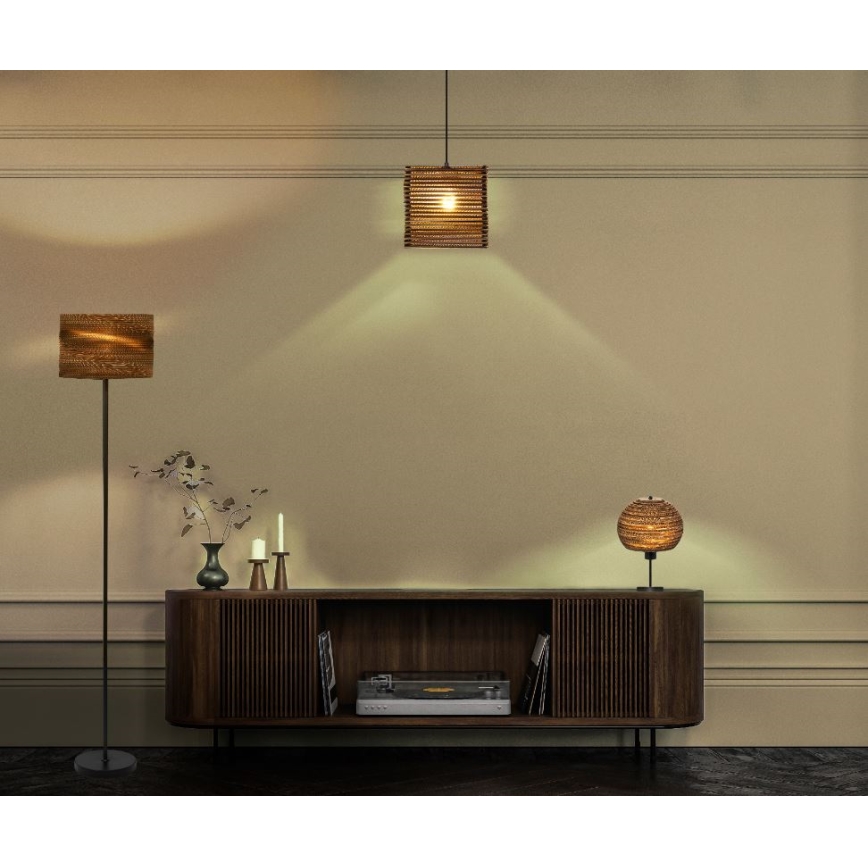 Ledvance - Bordlampe DECOR CARDBOARD 1xE27/15W/230V diameter 26 cm
