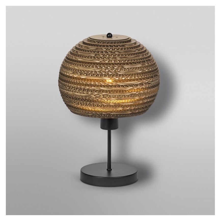 Ledvance - Bordlampe DECOR CARDBOARD 1xE27/15W/230V diameter 26 cm