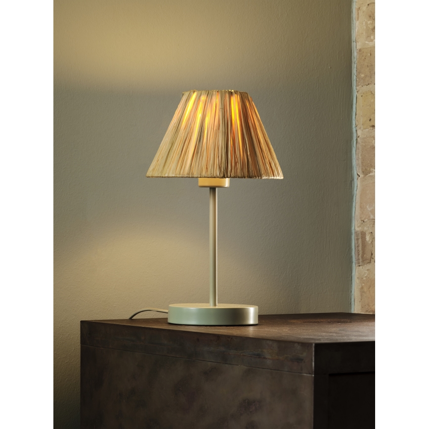 Ledvance - Bordlampe DECOR RAFFIA 1xE27/15W/230V raffia bast