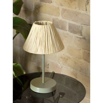 Ledvance - Bordlampe DECOR RAFFIA 1xE27/15W/230V raffia bast