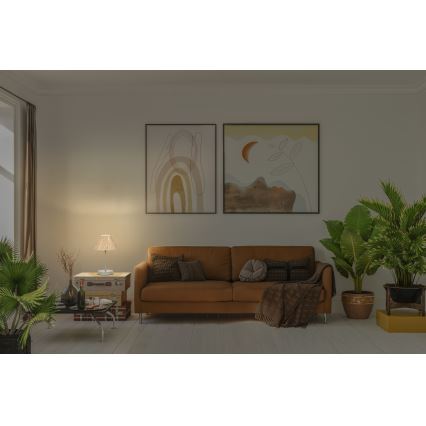 Ledvance - Bordlampe DECOR RAFFIA 1xE27/15W/230V raffia bast