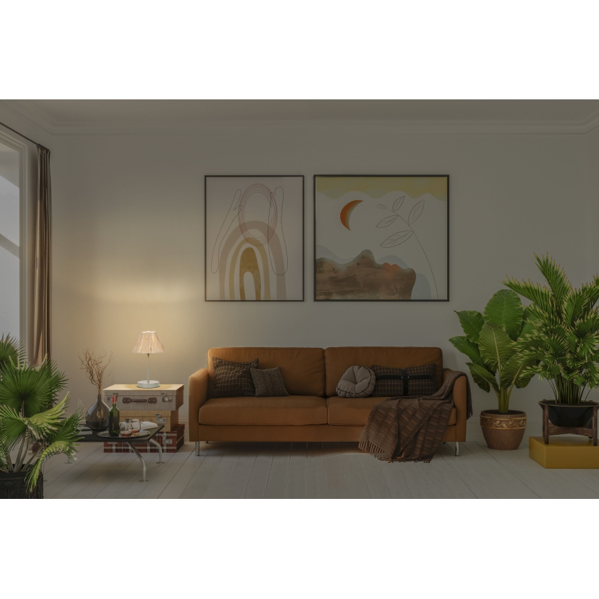 Ledvance - Bordlampe DECOR RAFFIA 1xE27/15W/230V raffia bast