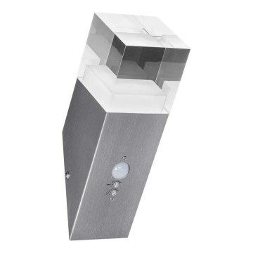 Ledvance - CRYSTAL LED udendørs væglampe med sensor, 5W/230V, IP44